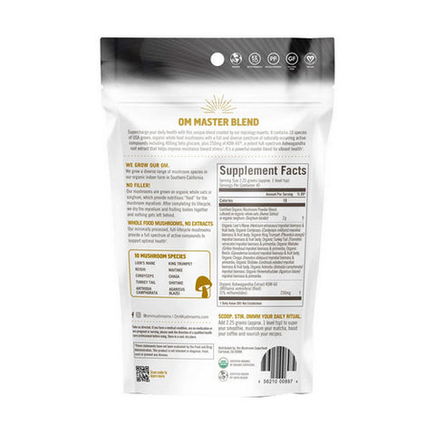Om Mushrooms, Mushroom Master Blend, 3.17 Oz