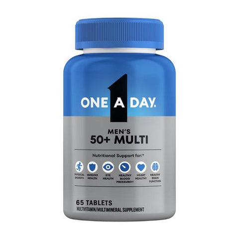 One-A-Day, One A Day Men's 50+ Healthy Advantage Multivitamin - Multimineral Tablets, 65 Tabs