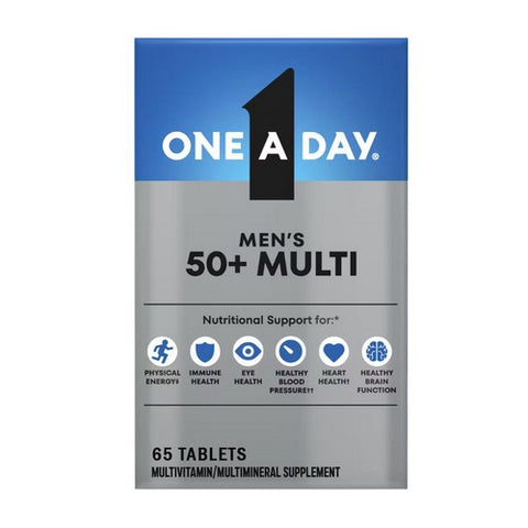 One-A-Day, One A Day Men's 50+ Healthy Advantage Multivitamin - Multimineral Tablets, 65 Tabs