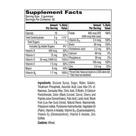 One-A-Day, VitaCraves Women's Multi Gummies, 70 Gummies