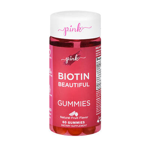 Nature's Truth, Pink Biotin Beautiful Gummies, 60 Gummies