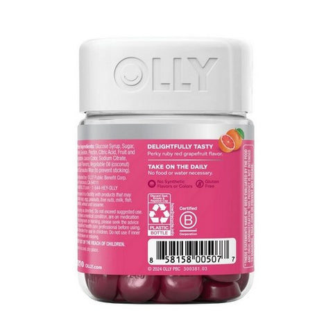 Olly, Undeniable Beauty Gummies Grapefruit Glam, 60 Guumies