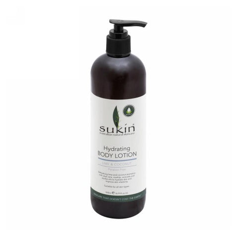 Sukin, Hydrating Body Lotion Lemon Coconut, 16.9 Oz