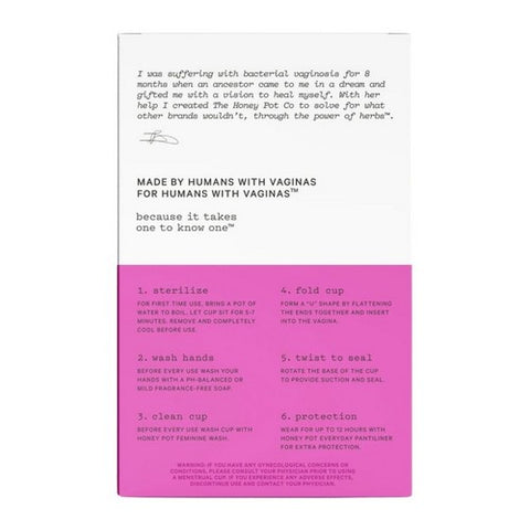 The Honey Pot, Silicon Menstrual Cup Size 1, 1 Count