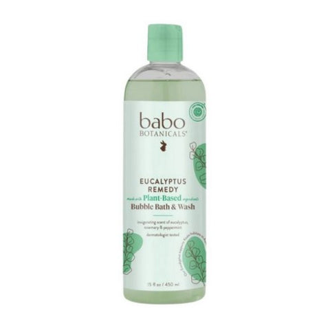 Babo Botanicals, Eucalyptus Remedy Shampoo & Wash, 15 Oz