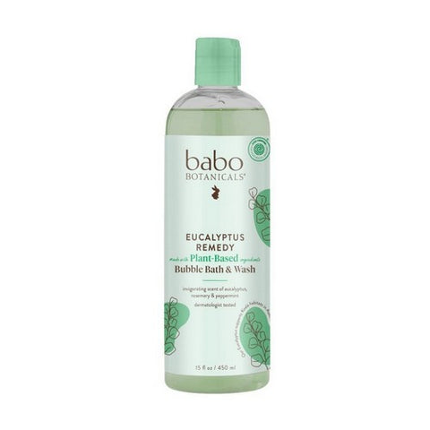 Babo Botanicals, Eucalyptus Remedy Shampoo & Wash, 15 Oz
