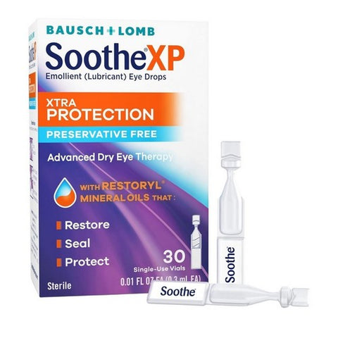 Bausch + Lomb, Soothe XP Xtra Protection Eye Drops Preservative Free, 30 Each