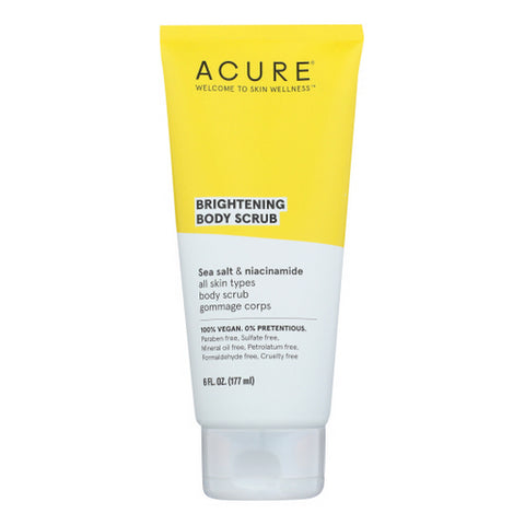 Acure, Brightening Body Scrub, 6 Oz