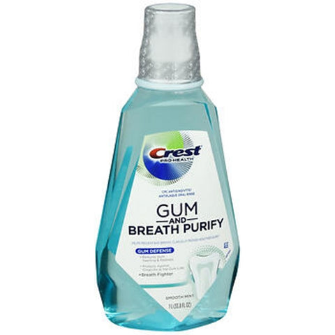 Crest, Pro-Health Gum and Breath Purify Oral Rinse Smooth Mint, 33.8 Oz