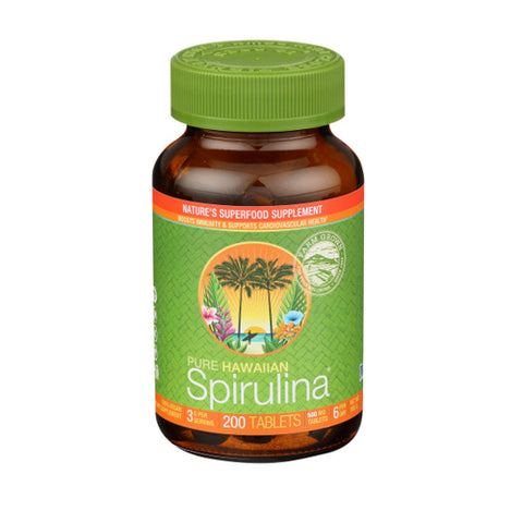 Nutrex Hawaii, Hawaiian Spirulina, 500 MG, 200 Tabs