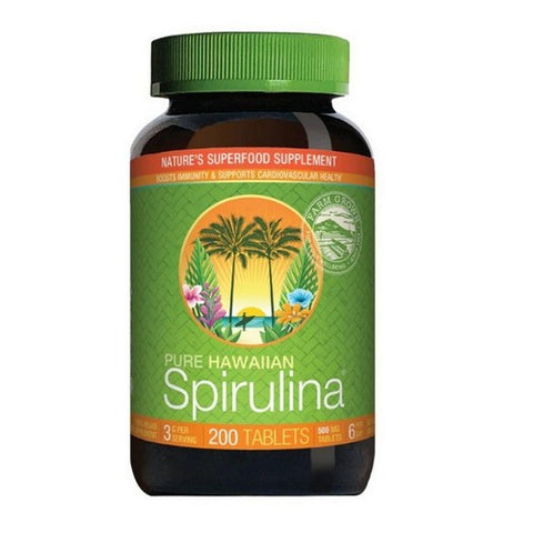 Nutrex Hawaii, Hawaiian Spirulina, 500 MG, 200 Tabs