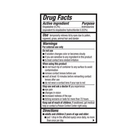 Pataday, 0.2% Eye Drops, 5 ML