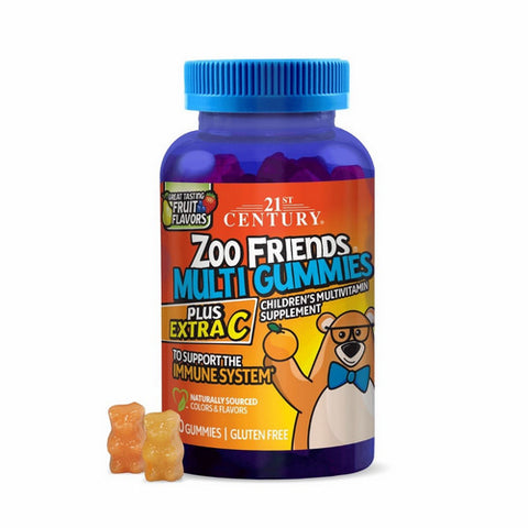 21st Century, Zoo Friends Multi Gummies, 60 Tabs