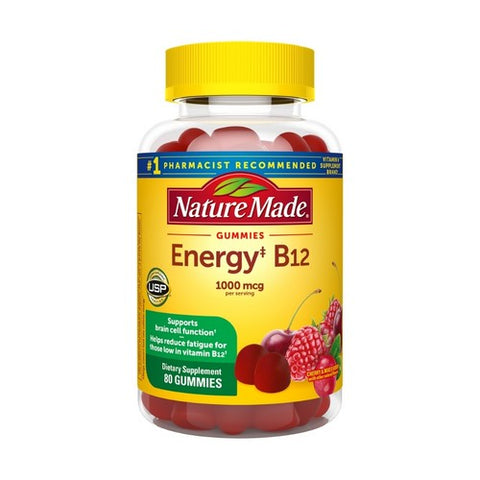Nature Made, Vitamin B12 Adult Gummies, 80 Tabs