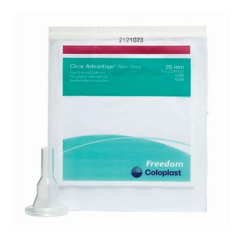 Coloplast, Male External Catheter Freedom Clear SS Self Adhesive Seal Silicone Large, 1 Each