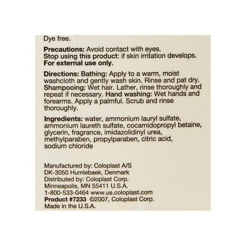 Coloplast, Shampoo and Body Wash, 21 Oz