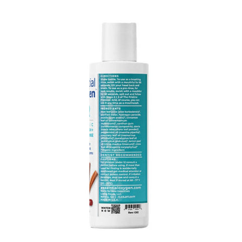 Essential Oxygen, Organic Brushing Rinse, Cinnamint 3 Oz