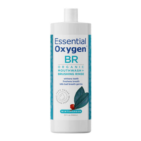 Essential Oxygen, Organic Brushing Rinse, Wintergreen 32 Oz