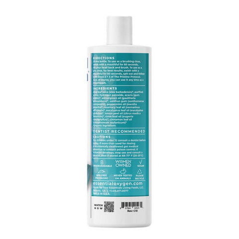 Essential Oxygen, Organic Brushing Rinse, Wintergreen 16 Oz