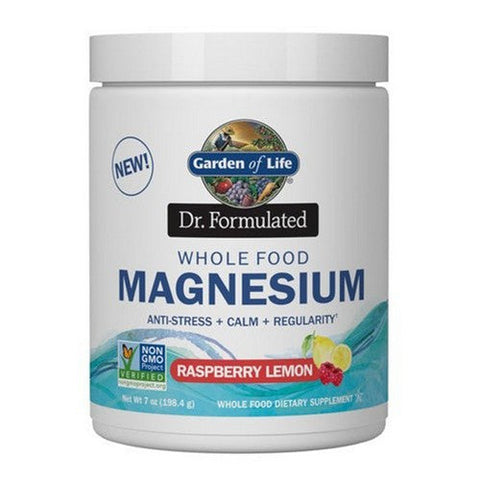 Garden of Life, Dr. Formulated Magnesium Powder, Raspberry Lemon, 7 Oz