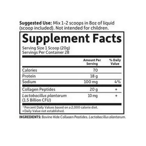 Garden of Life, Grass Fed Collagen Peptides Powder, 19.75 Oz