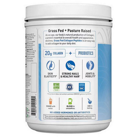 Garden of Life, Grass Fed Collagen Peptides Powder, 19.75 Oz