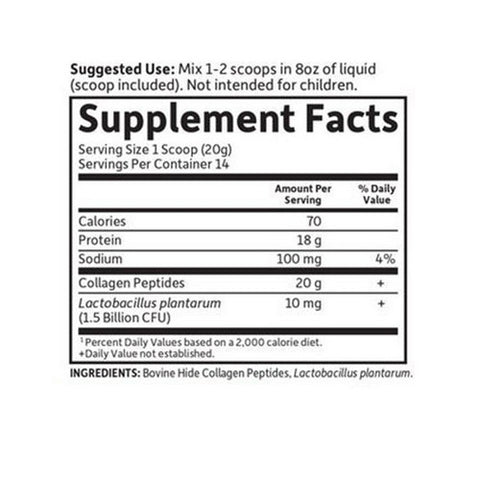 Garden of Life, Grass Fed Collagen Peptides Powder, 19.75 Oz