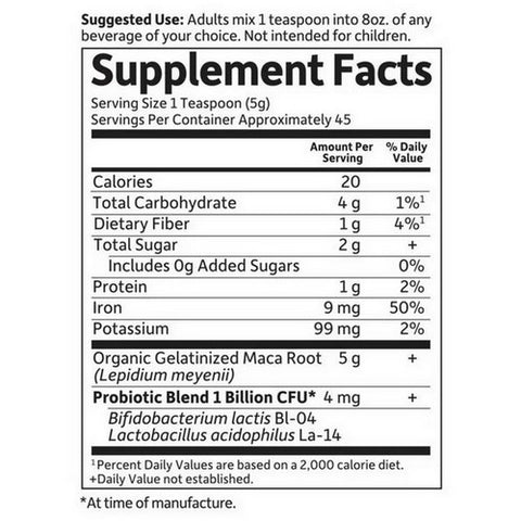 Garden of Life, Organics Maca Root Powder, 7.93 Oz