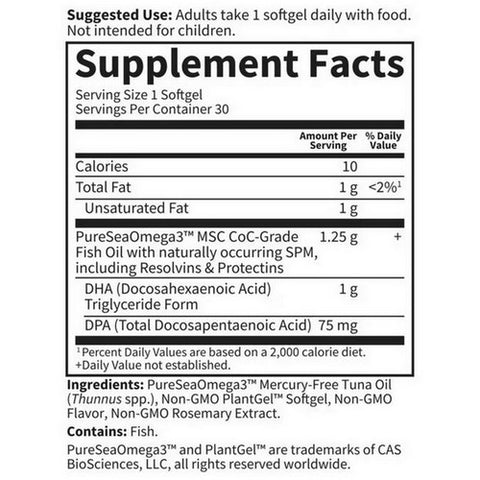 Garden of Life, Dr. Formulated DHA, Lemon, 30 Softgels