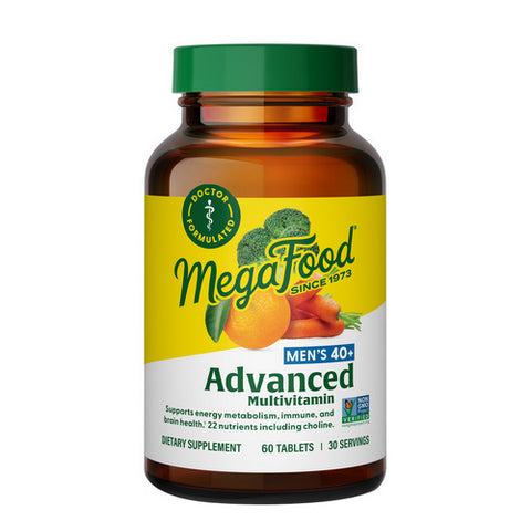 MegaFood, Men's 40+ Advanced Multivitamin, 60 Tabs