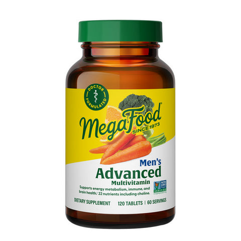 MegaFood, Men's Advanced Multivitamin, 120 Tabs