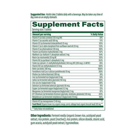 MegaFood, Women's 40+ Advanced Multivitamin, 60 Tabs