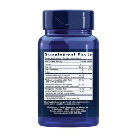 Life Extension, Endothelial Defense Pomegranate Plus, 60 Softgels