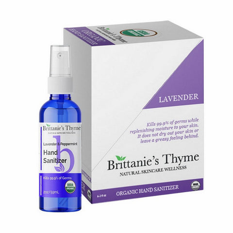 Brittaine's Thyme, Organic Hand Sanitizer, Lavender 2 Oz