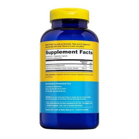 Nature's Life, Magnesium, 275 Count