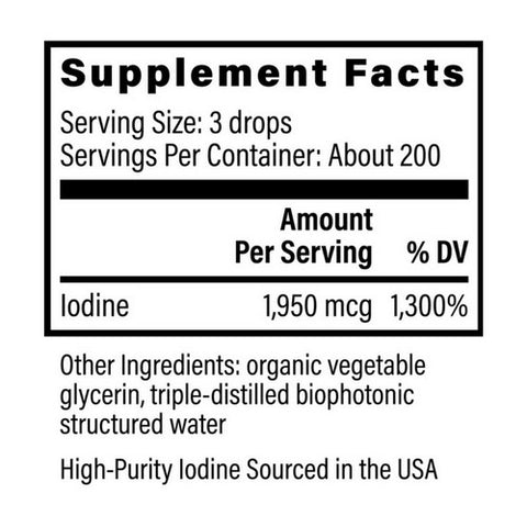 Global Healing Center, Detoxadine Iodine, 1 Oz