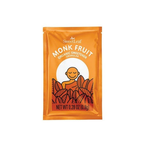 Sweetleaf Stevia, Monk Fruit Organic Sweetener Granular, 80 Count