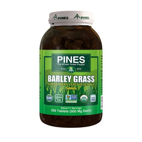 Pines Wheat Grass, Barley Grass, 500 Tabs