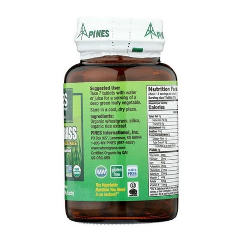 Pines Wheat Grass, Wheat Grass, 500 MG, 100 Tabs
