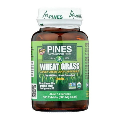 Pines Wheat Grass, Wheat Grass, 500 MG, 100 Tabs