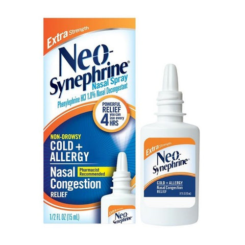 B.F. Ascher and Company, Neo Spnephrine Nasal Relief Spray, 15 ml