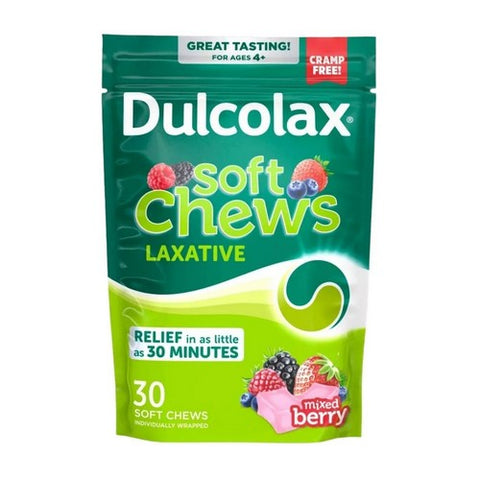Act, Dulcolax Soft Chews Berry, 30 Soft Chews