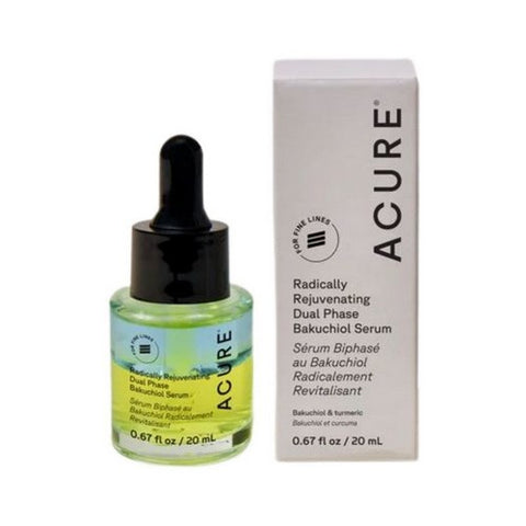Acure, Radically Rejuvenating Dual Phase Bakuchiol Serum, 0.67 Oz