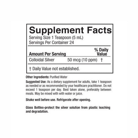 Nature's Answer, Colloidal Silver Liquid, 4 Oz