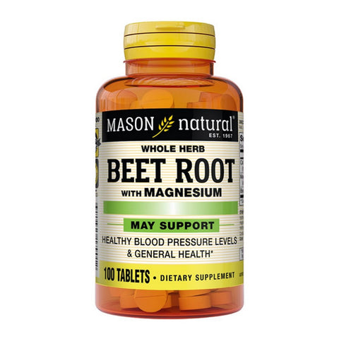 Mason, Beet Root with Magnesium, 100 Tabs