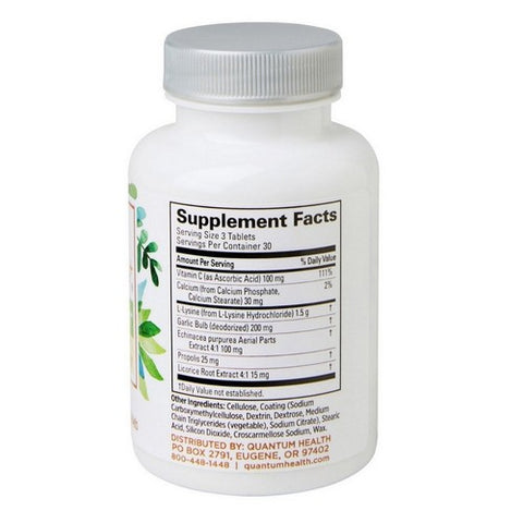 Quantum Health, Super Lysine +, 90 Tabs