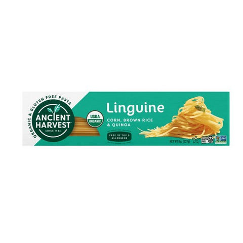 Ancient Harvest, Corn Brown Rice And Quinoa Linguine Pasta, 8 Oz(Case Of 12)
