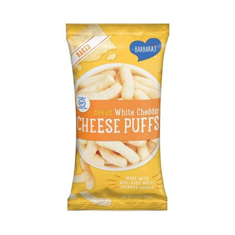 Barbara's, Baked White Cheddar Cheese Puffs, 5.5 Oz(Case Of 12)