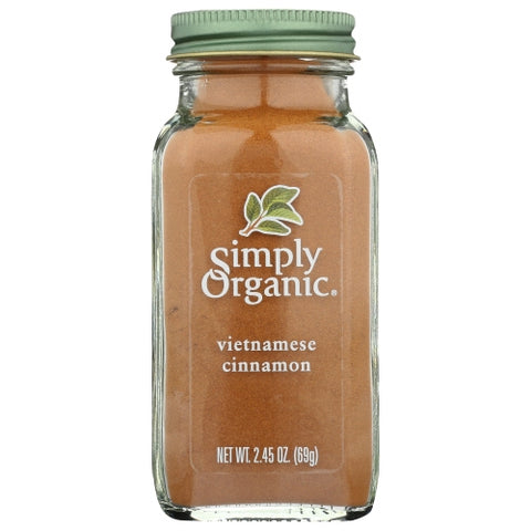 Simply Organic, Btl Cinnamon Org, 2.45 Oz(Case Of 6)