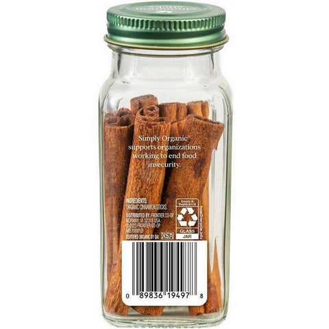 Simply Organic, Cinnamon Stix Whl Bttl, 1.13 Oz(Case Of 6)